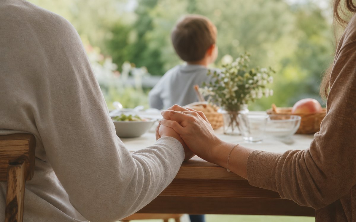 Familia protegida por un seguro de vida